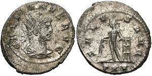 1 Antoniniano Imperio romano (27BC-395) Cobre/Plata Galieno (218-268)