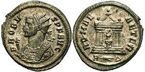 1 Antoniniano Imperio romano (27BC-395) Cobre/Plata Probo (232-282)