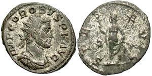 1 Antoniniano Imperio romano (27BC-395) Cobre/Plata Probo (232-282)