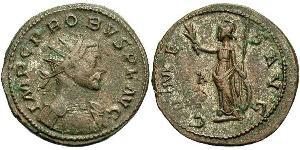 1 Antoniniano Imperio romano (27BC-395) Cobre/Plata Probo (232-282)