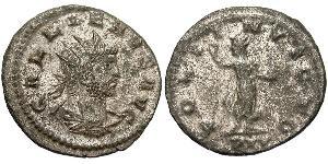1 Antoniniano Imperio romano (27BC-395) Cobre/Plata Galieno (218-268)