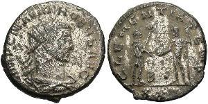 1 Antoniniano Imperio romano (27BC-395) Cobre/Plata Probo (232-282)