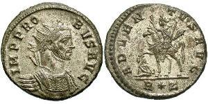 1 Antoniniano Imperio romano (27BC-395) Cobre/Plata Probo (232-282)