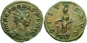 1 Antoniniano Imperio romano (27BC-395) Cobre/Plata Probo (232-282)