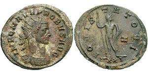 1 Antoniniano Imperio romano (27BC-395) Cobre/Plata Probo (232-282)