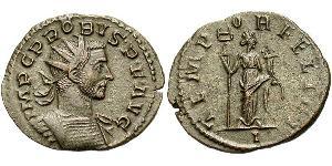 1 Antoniniano Imperio romano (27BC-395) Cobre/Plata Probo (232-282)