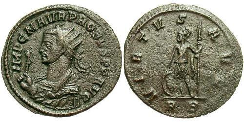 1 Antoniniano Imperio romano (27BC-395) Cobre/Plata Probo (232-282)