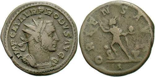 1 Antoniniano Imperio romano (27BC-395) Cobre/Plata Probo (232-282)