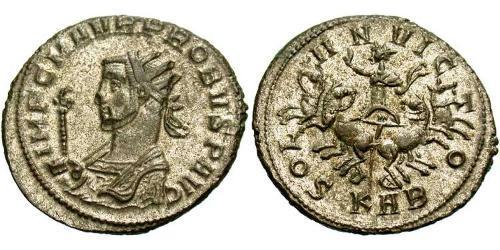 1 Antoniniano Imperio romano (27BC-395) Cobre/Plata Probo (232-282)