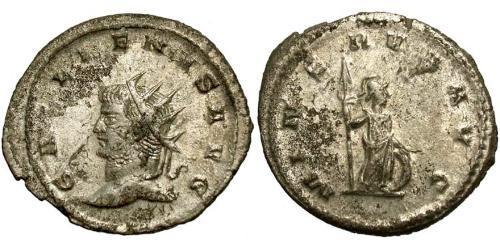 1 Antoniniano Imperio romano (27BC-395) Cobre/Plata Galieno (218-268)