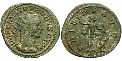 1 Antoniniano Imperio romano (27BC-395) Cobre/Plata Probo (232-282)