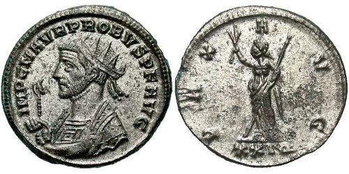 1 Antoniniano Imperio romano (27BC-395) Cobre/Plata Probo (232-282)