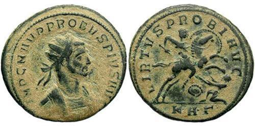 1 Antoniniano Imperio romano (27BC-395) Cobre/Plata Probo (232-282)
