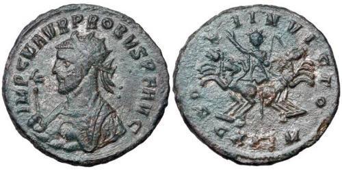 1 Antoniniano Imperio romano (27BC-395) Cobre/Plata Probo (232-282)