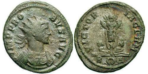 1 Antoniniano Imperio romano (27BC-395) Cobre/Plata Probo (232-282)