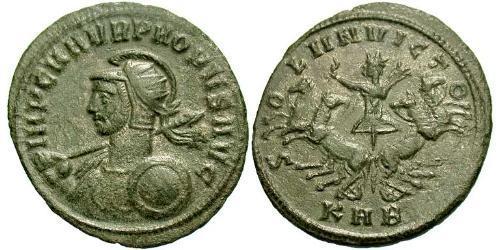 1 Antoniniano Imperio romano (27BC-395) Cobre/Plata Probo (232-282)