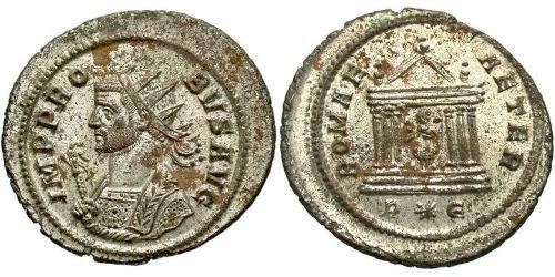 1 Antoniniano Imperio romano (27BC-395) Cobre/Plata Probo (232-282)