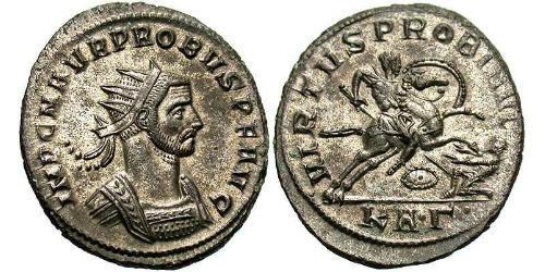 1 Antoniniano Imperio romano (27BC-395) Cobre/Plata Probo (232-282)