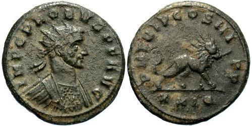 1 Antoniniano Imperio romano (27BC-395) Cobre/Plata Probo (232-282)