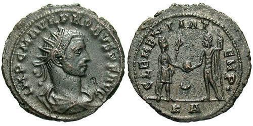 1 Antoniniano Imperio romano (27BC-395) Cobre/Plata Probo (232-282)