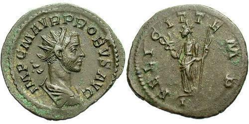 1 Antoniniano Imperio romano (27BC-395) Cobre/Plata Probo (232-282)