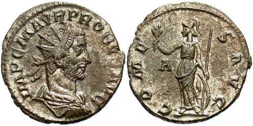 1 Antoniniano Imperio romano (27BC-395) Cobre/Plata Probo (232-282)