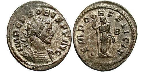 1 Antoniniano Imperio romano (27BC-395) Cobre/Plata Probo (232-282)
