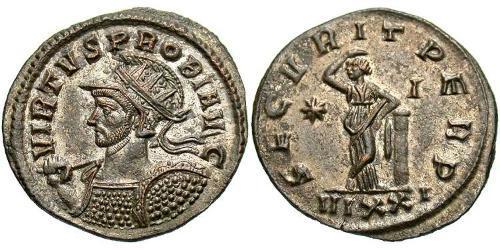 1 Antoniniano Imperio romano (27BC-395) Cobre/Plata Probo (232-282)