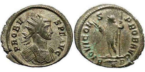 1 Antoniniano Imperio romano (27BC-395) Cobre/Plata Probo (232-282)