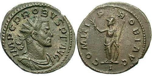 1 Antoniniano Imperio romano (27BC-395) Cobre/Plata Probo (232-282)
