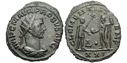 1 Antoniniano Imperio romano (27BC-395) Cobre/Plata Probo (232-282)