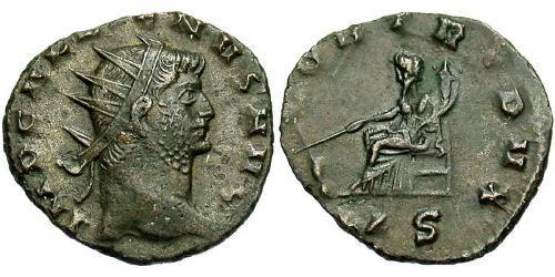 1 Antoniniano Imperio romano (27BC-395) Cobre/Plata Galieno (218-268)