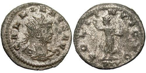 1 Antoniniano Imperio romano (27BC-395) Cobre/Plata Galieno (218-268)