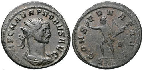 1 Antoniniano Imperio romano (27BC-395) Cobre/Plata Probo (232-282)