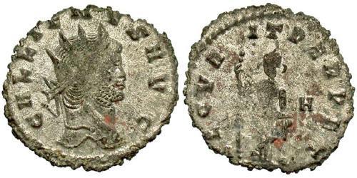 1 Antoniniano Imperio romano (27BC-395) Cobre/Plata Galieno (218-268)