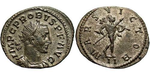 1 Antoniniano Imperio romano (27BC-395) Cobre/Plata Probo (232-282)