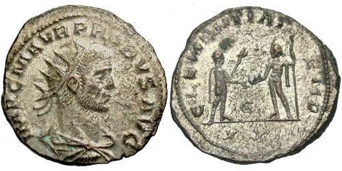 1 Antoniniano Imperio romano (27BC-395) Cobre/Plata Probo (232-282)