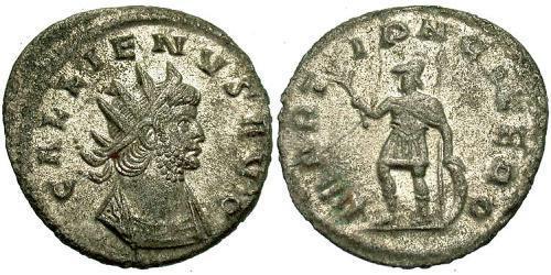 1 Antoniniano Imperio romano (27BC-395) Cobre/Plata Galieno (218-268)