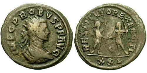 1 Antoniniano Imperio romano (27BC-395) Cobre/Plata Probo (232-282)