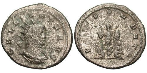 1 Antoniniano Imperio romano (27BC-395) Cobre/Plata Galieno (218-268)