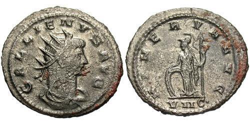 1 Antoniniano Imperio romano (27BC-395) Cobre/Plata Galieno (218-268)