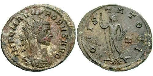 1 Antoniniano Imperio romano (27BC-395) Cobre/Plata Probo (232-282)