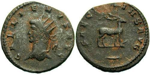 1 Antoniniano Imperio romano (27BC-395) Cobre/Plata Galieno (218-268)