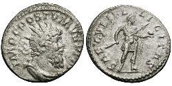 1 Antoniniano Imperio Galo (260-274) Plata Postumo (260-268)