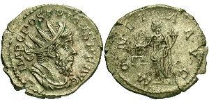 1 Antoniniano Imperio Galo (260-274) Plata Postumo (260-268)