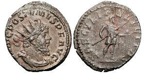 1 Antoniniano Imperio Galo (260-274) Plata Postumo (260-268)