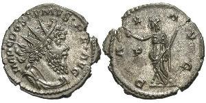 1 Antoniniano Imperio Galo (260-274) Plata Postumo (260-268)