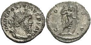 1 Antoniniano Imperio Galo (260-274) Plata Postumo (260-268)