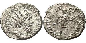 1 Antoniniano Imperio Galo (260-274) Plata Postumo (260-268)
