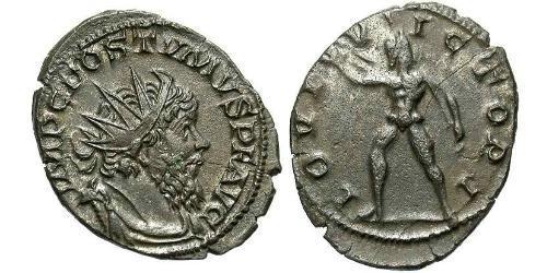 1 Antoniniano Imperio Galo (260-274) Plata Postumo (260-268)